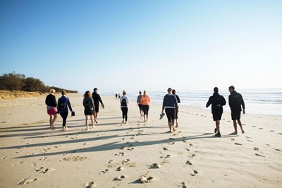 Wessa celebrates 90 years with beach walk