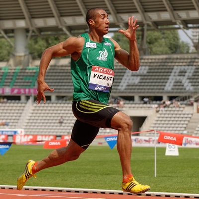 Vicault runs season-best time in 100m