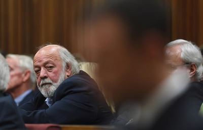 Barry Steenkamp breaks down on the stand