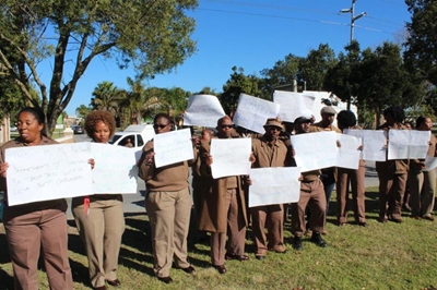 Correctional officers protest