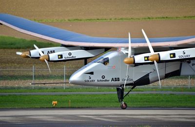 Solar plane completes Atlantic crossing