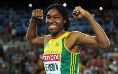 Golden hat-trick for Semenya