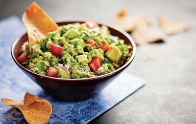 Guacamole salsa with a twist