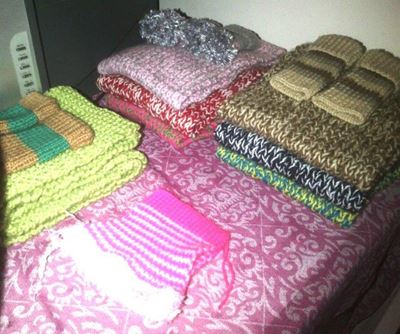 Skenk wol vir kinders se serpe