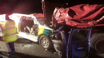Ongeluk op N2 buite Mosselbaai