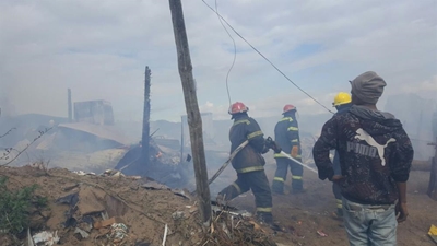 Homes burn down in Sedgefield