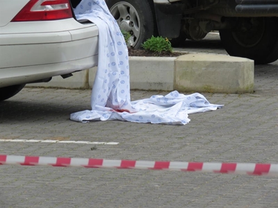 Man shoots himself in hospital parking