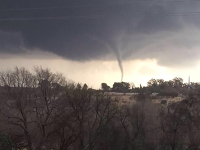 Tornado blows through Magalies