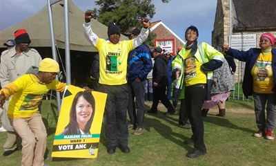 ANC en DA jolig op Melkhoutfontein