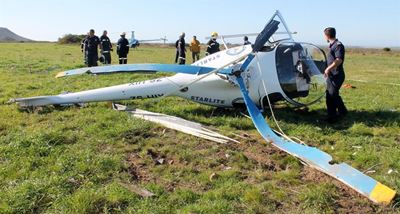 Helicopter crash-lands off N2