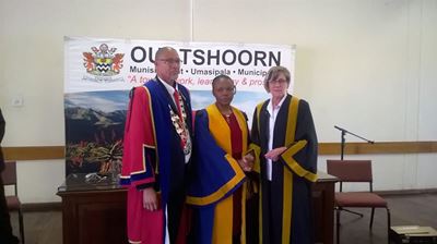 Nuwe onderburgemeester van Oudtshoorn