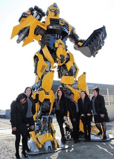 Real-life Transformer lands in Boksburg