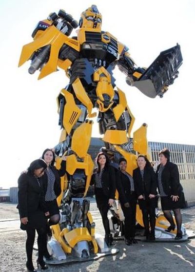Real-life Transformer lands in Boksburg