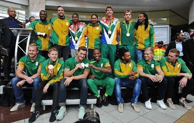 Team SA arrives home to hero’s welcome