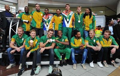 Team SA arrives home to hero’s welcome