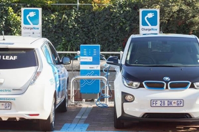 Nissan, BMW reveal first joint EV charging stations in Cape Town