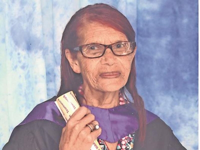 Ain’t no stopping 77-year-old graduate