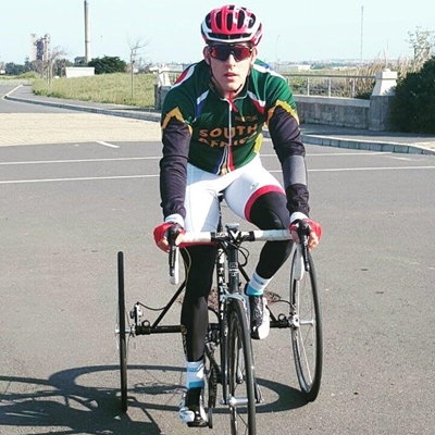 Cyclist Goldy Fuchs aims for gold at Rio Paralympics