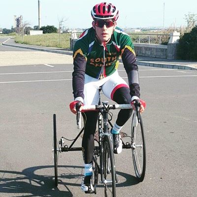 Cyclist Goldy Fuchs aims for gold at Rio Paralympics