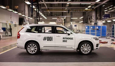 Volvo's autonomous driving experiment kicks off in Sweden