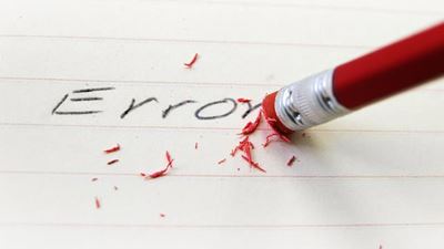 Apology for incorrect word