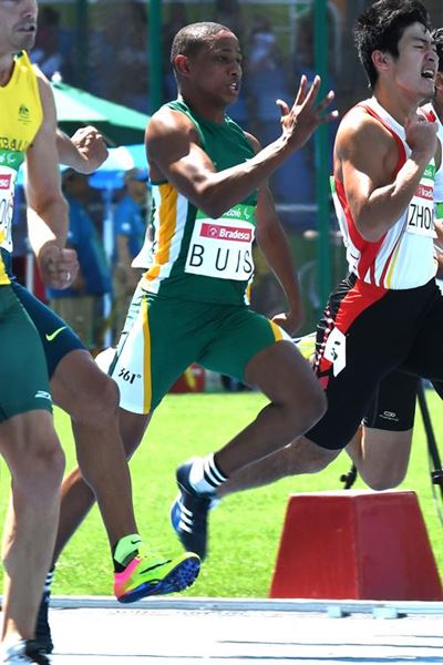 Goue seun hardloop sy droom los