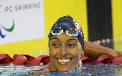 Paralympian Perales has Phelps' record