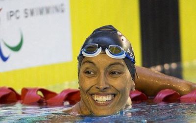 Paralympian Perales has Phelps' record