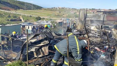 Man en kinders verloor als in huisbrand