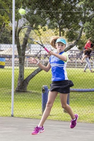 Eden junior tennis girls blossoming
