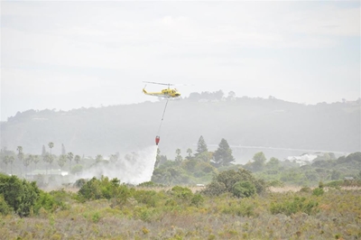 Wilderness fire under control