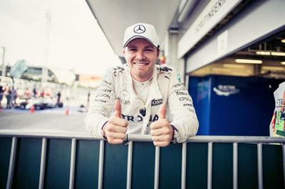 Rosberg rubbishes Lewis 'meltdown' talk