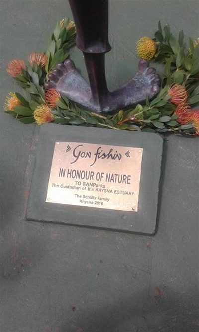 Statue to celebrate SANParks and estuary