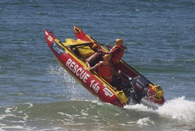 Father, son safe after swept out to sea