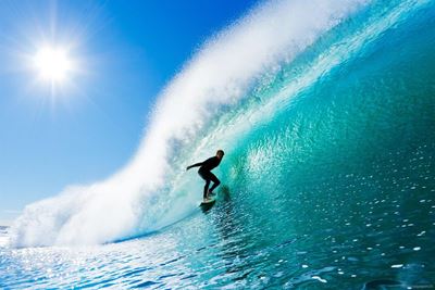 Grant Baker and Tammy-Lee Smith in Pe’ahi Challenge Big Wave Event