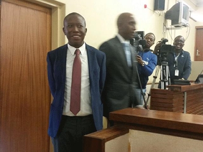 Malema’s driver arrested for speeding