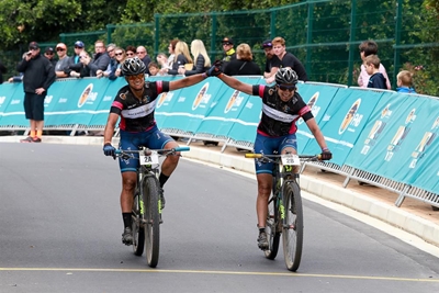George cyclist part of winning team