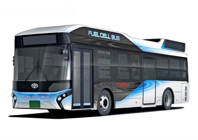 Toyota rolls out fuel cell buses in Japan