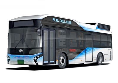 Toyota rolls out fuel cell buses in Japan