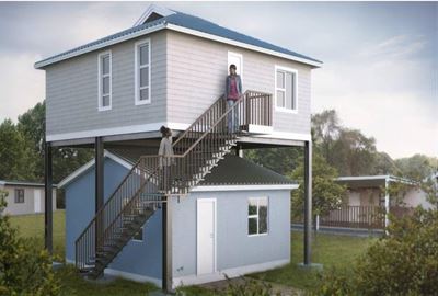 Building 'fly over' homes to solve housing challenge