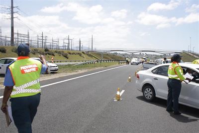 VIDEO: Road block to usher in festive season