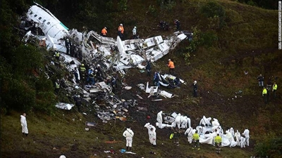 Colombia plane crash update