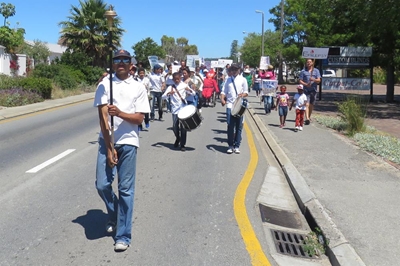 March for disabled in Knysna