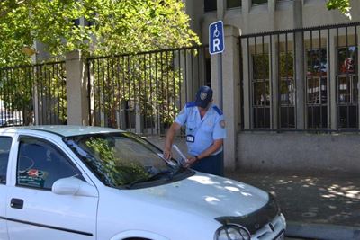 Boetes vir onwettige parkering
