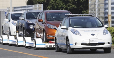 Nissan introduces new autonomous vehicle towing tech
