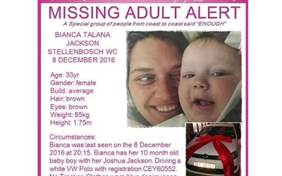 Search continues for missing Strand mom and baby
