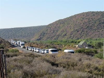 Motor rol buite Oudtshoorn