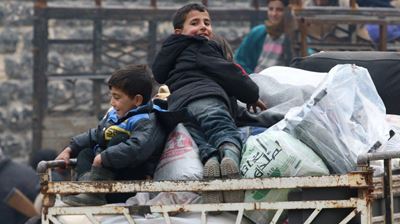 Aleppo evacuations resume after stand-off over villages