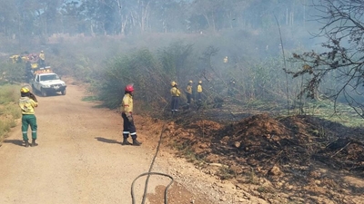 Veldbrand op N2 geblus