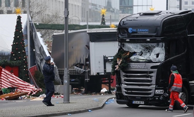 New York police bolster security in wake of Berlin attack